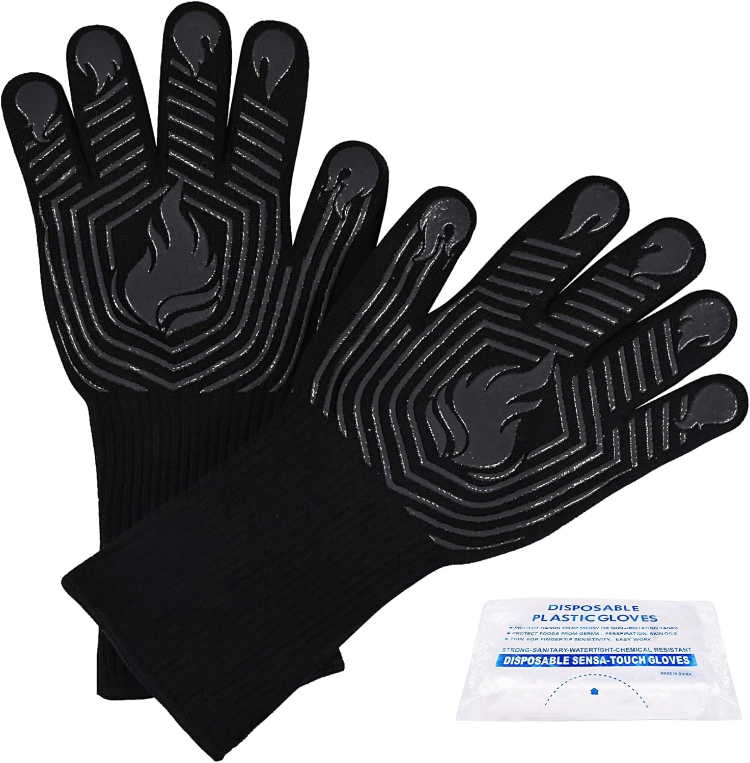 Heat Resistant Glove - BBQ Gloves, 1472°F Heat Resistant, Fireproof,