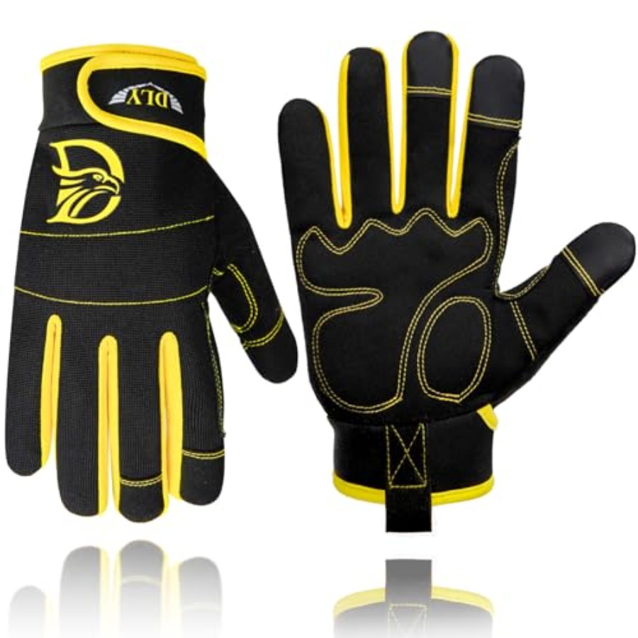 Work Glove Impact - DLY Heavy Duty Work Gloves, Impact