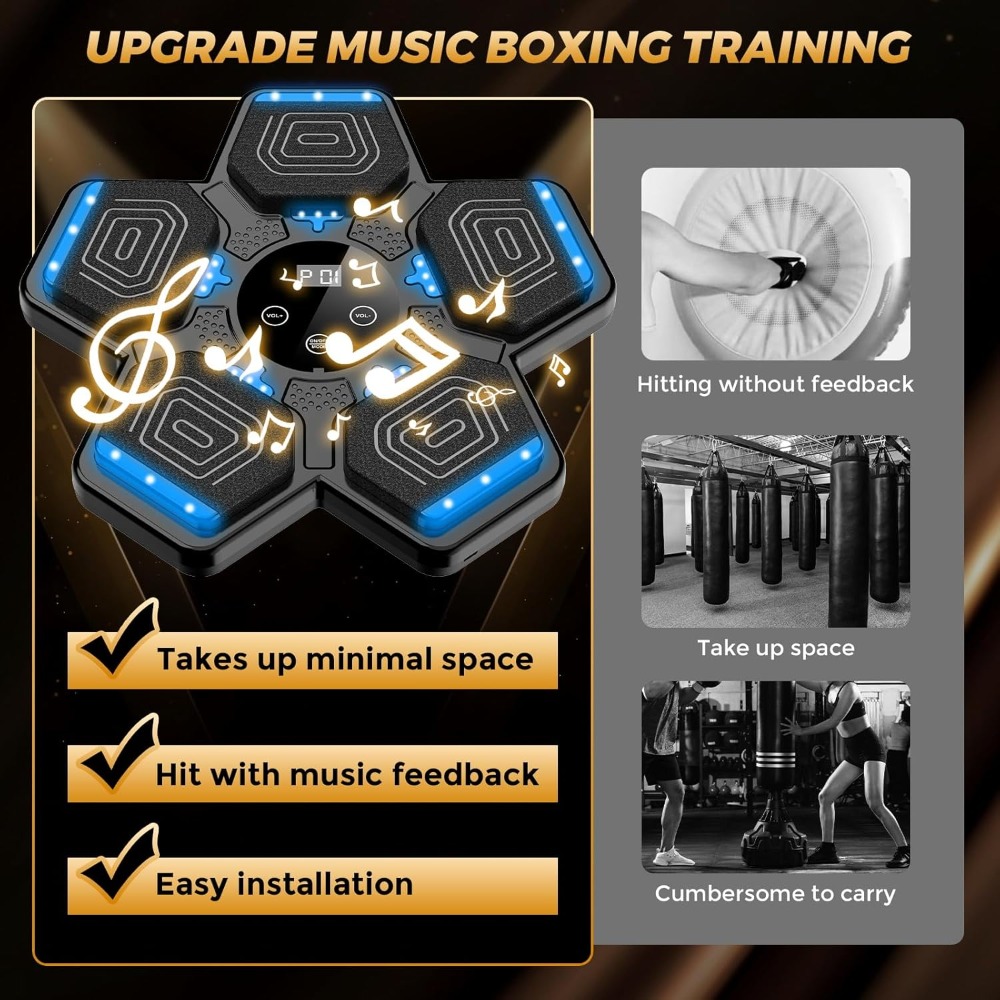 Music Boxing Machine for Adult - Workout Glove Gym reseña y precio