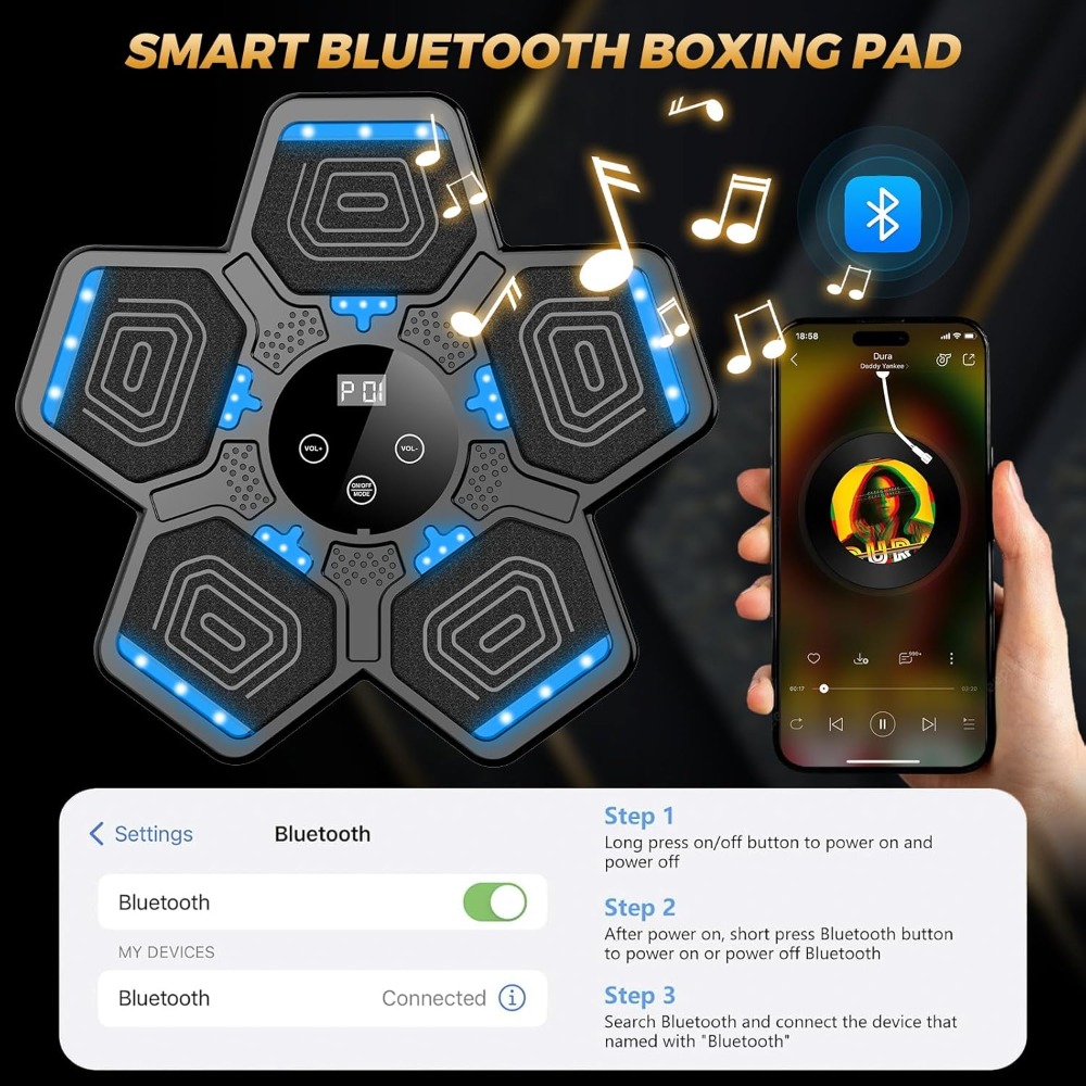 Music Boxing Machine for Adult - Workout Glove Gym reseña y precio