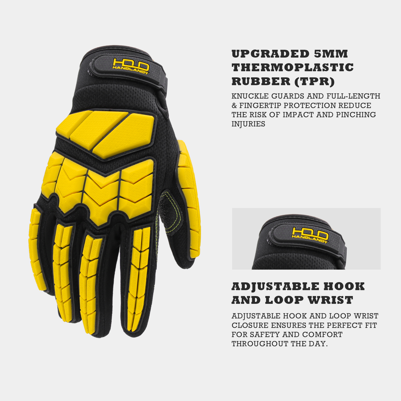 HANDLANDY Anti-Vibration Glove - Work Glove Impact reseña y precio