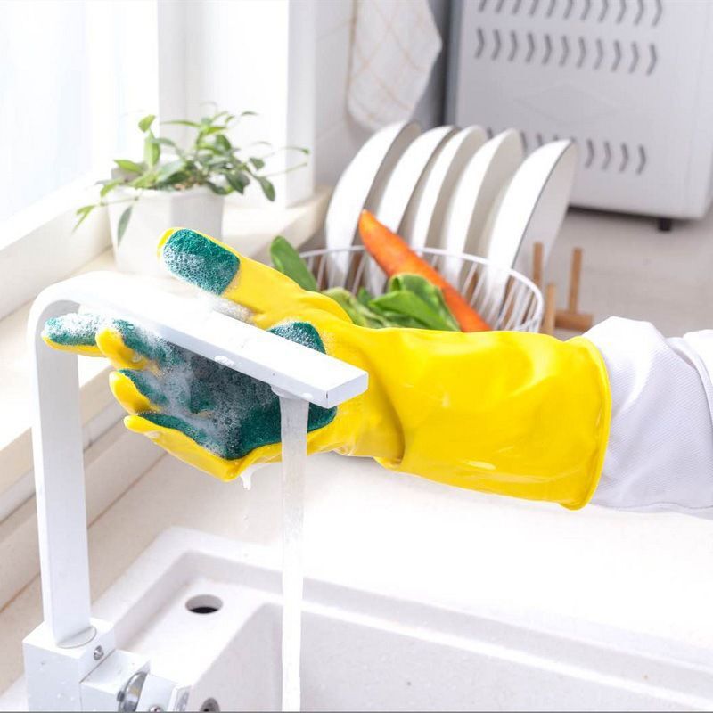 1pair Portable Practical Five- - Dish Glove Rubber reseña y precio