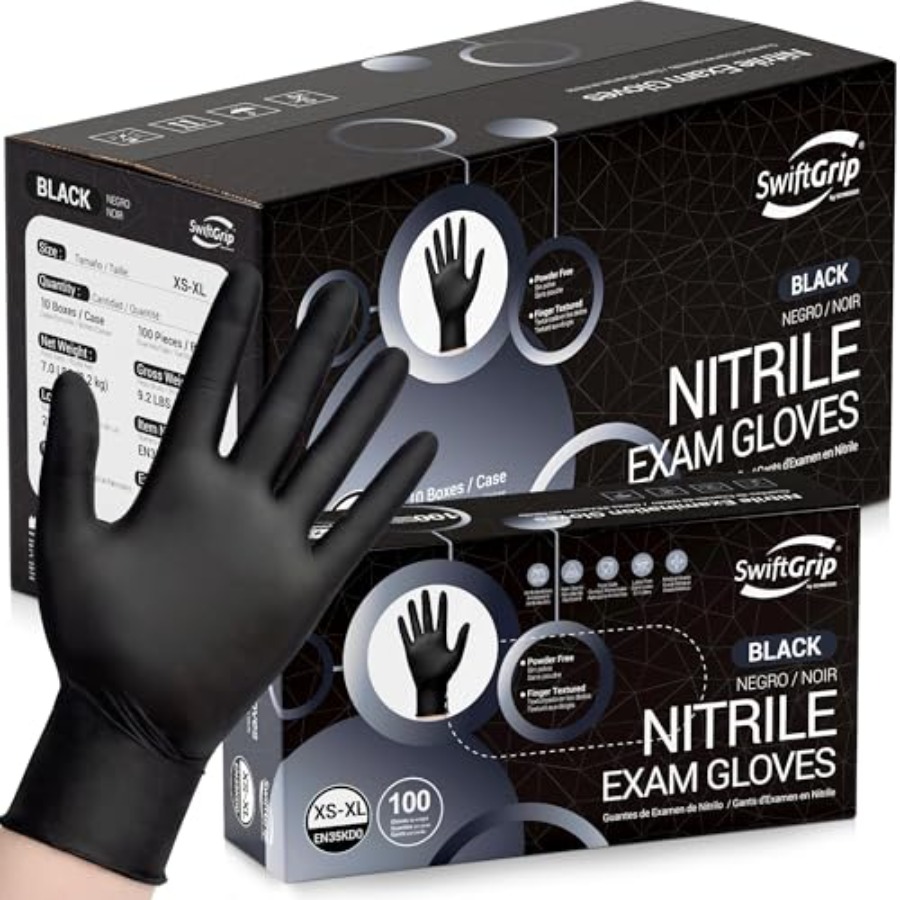 SwiftGrip Disposable Nitrile E - Exam Glove Nitrile reseña y precio