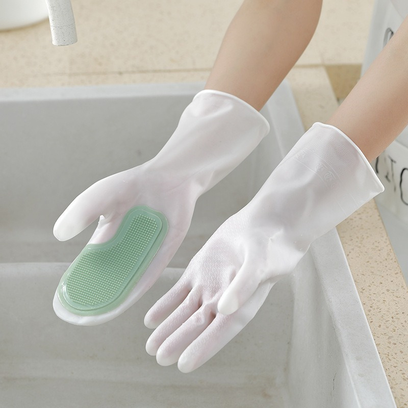 2Pcs Durable Lead-Free Latex D - Rubber Glove Cleaning reseña y precio