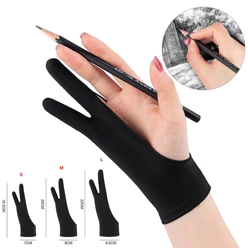 S/M/L Two-Finger Drawing Glove - Touchscreen Glove Capacitive reseña y precio