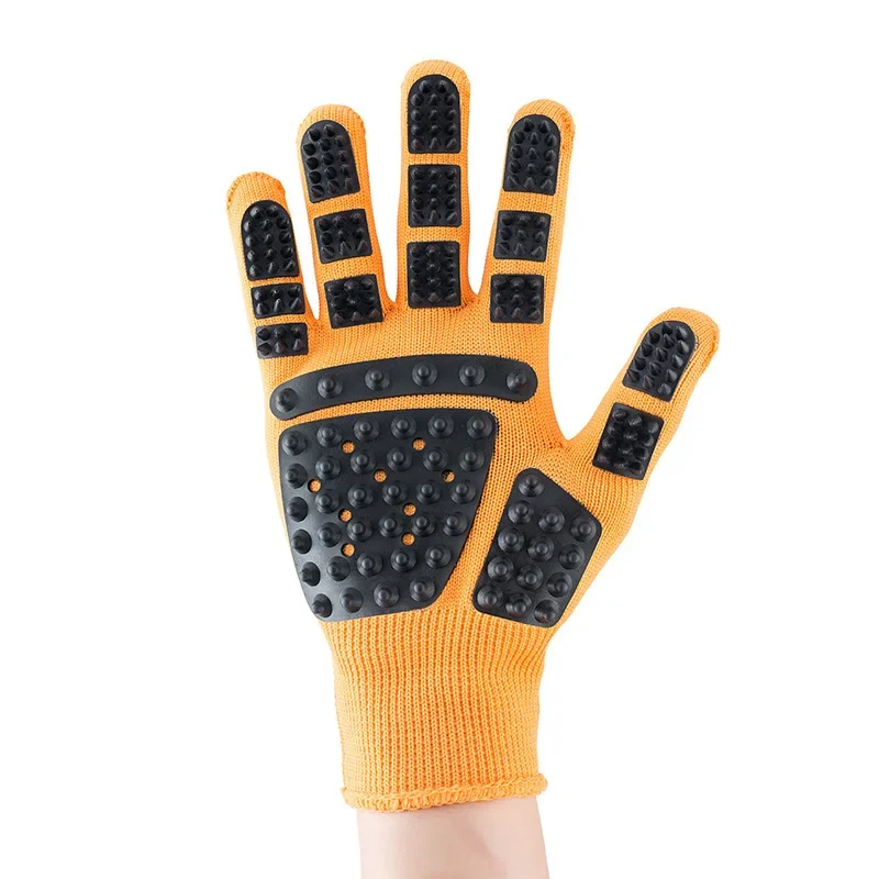 1PC Pet Hair Grooming Gloves C - Rubber Glove Cleaning reseña y precio