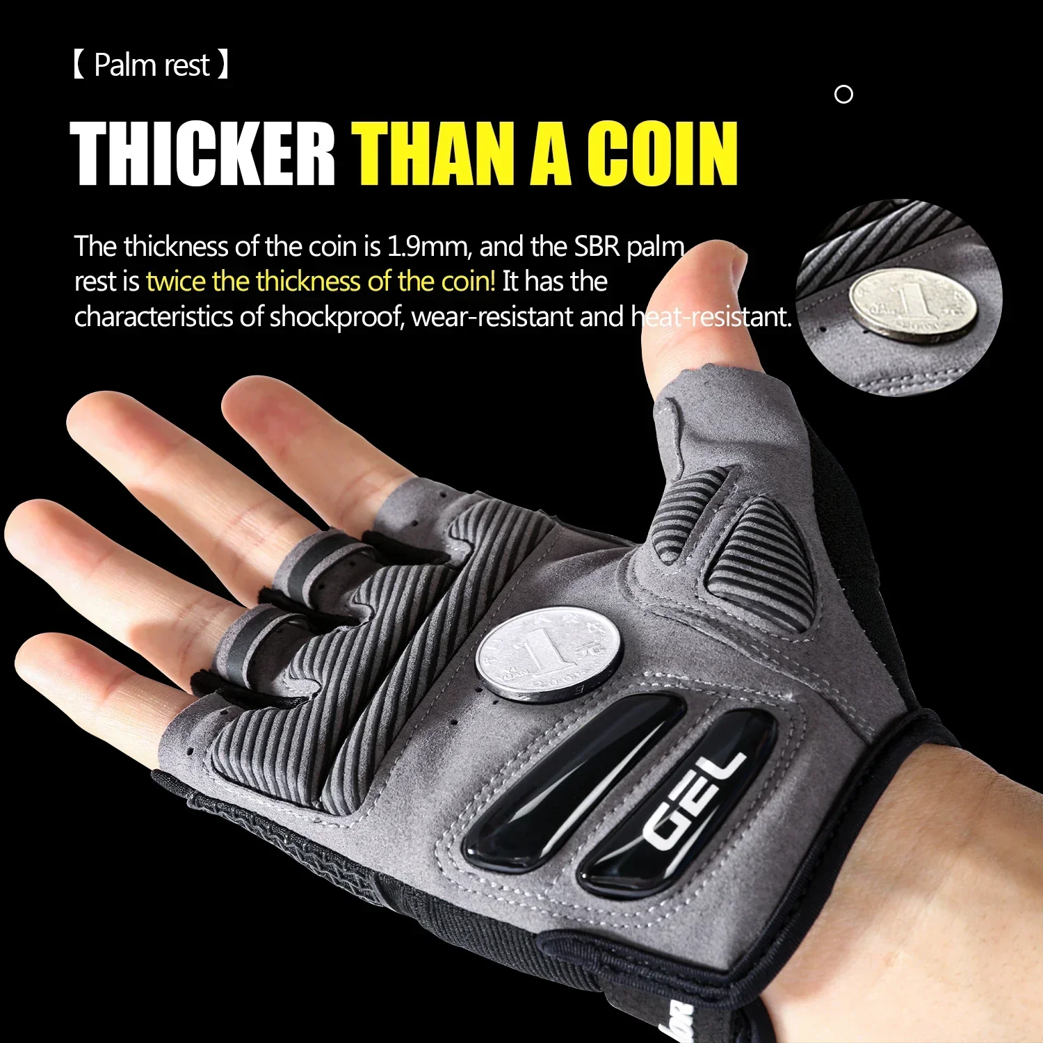 Anti Slip Shock Breathable Hal - Workout Glove Gym reseña y precio