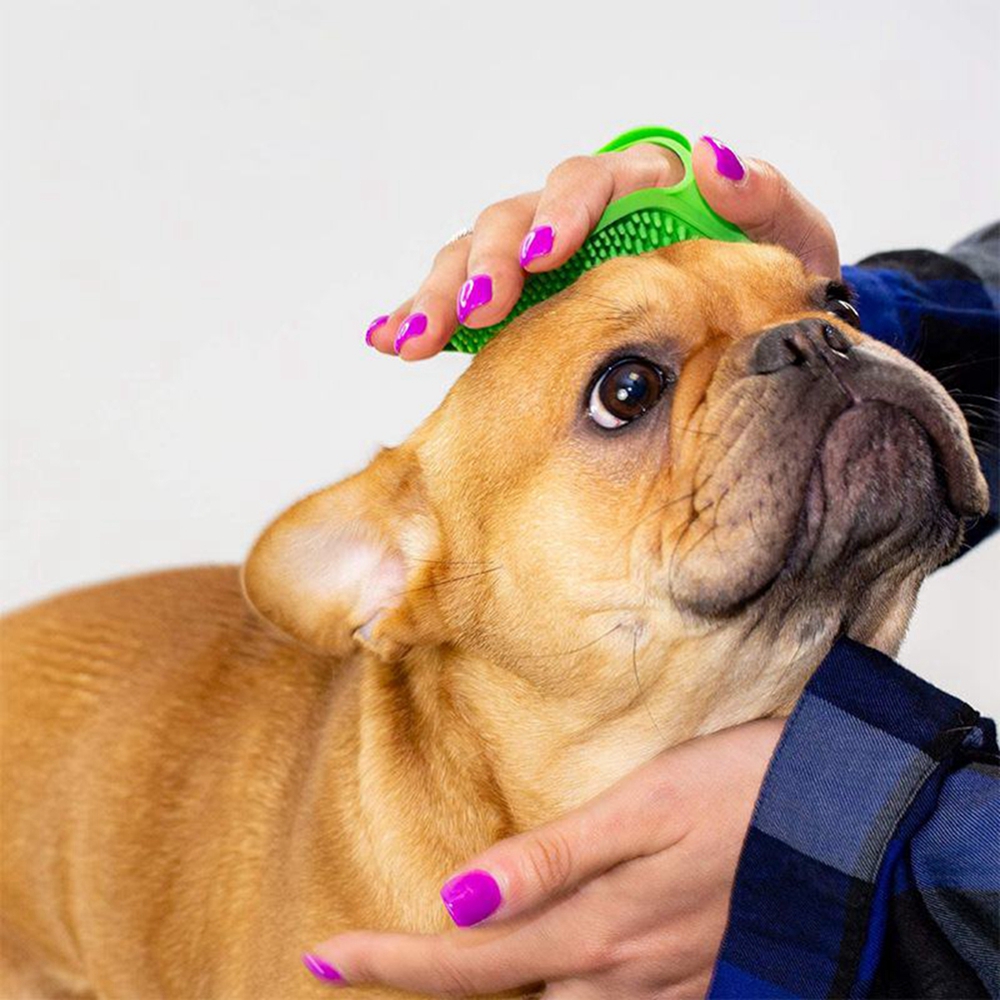 Pet Cleaning Brush Dog Cats Ba - Rubber Glove Cleaning reseña y precio