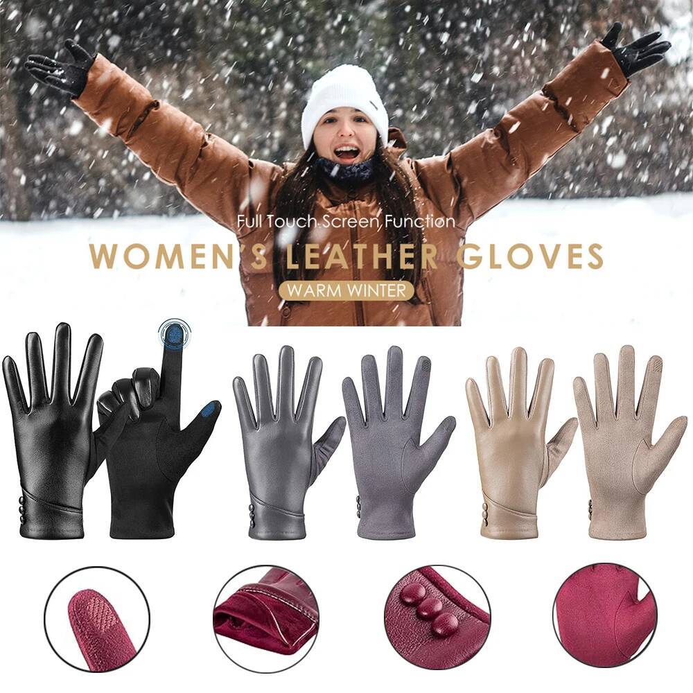 Women Gloves Touch Screen Wool - Wool Glove Lined reseña y precio