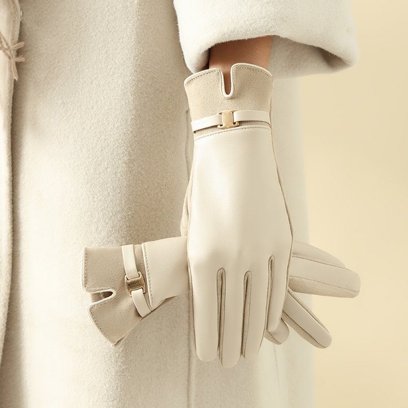 1 Pair of Gloves for Women in  - Leather Driving Glove reseña y precio