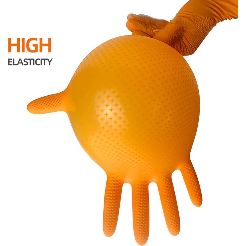 8mil Heavy Duty Industrial Ora - Nitrile Mechanic Glove reseña y precio