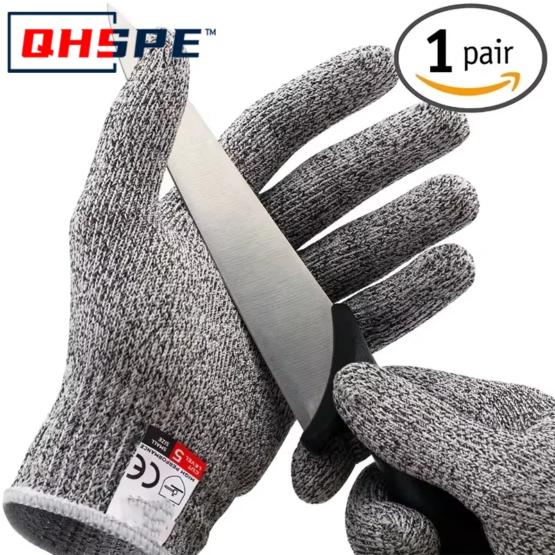 Level 5 HPPE Anti-Cut Gloves K - Cut Resistant Glove reseña y precio