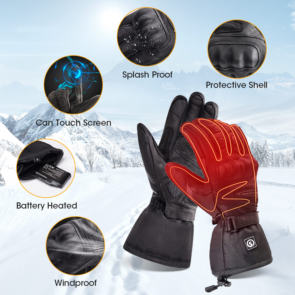 Snow Deer Winter Electric Heat - Heat Resistant Glove reseña y precio