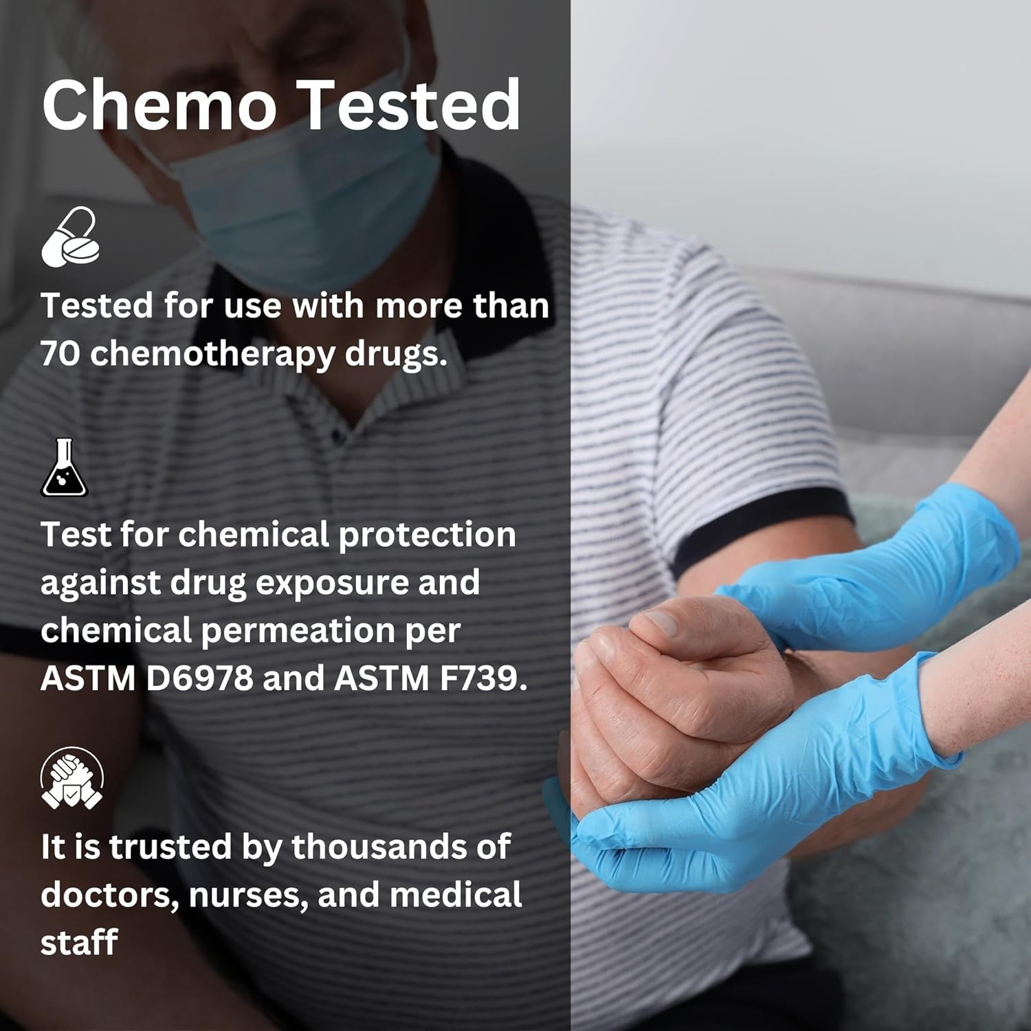 4 Mil Nitrile Exam Gloves, Lat - Exam Glove Nitrile reseña y precio