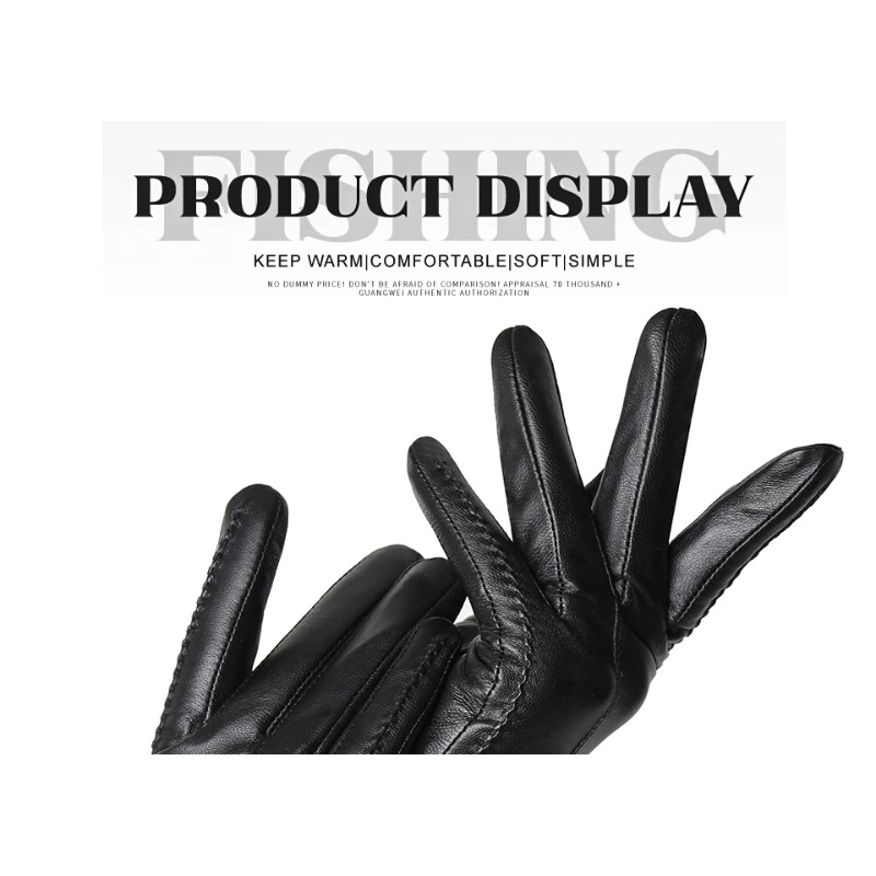 Women's Sheepskin Gloves Winte - Leather Driving Glove reseña y precio