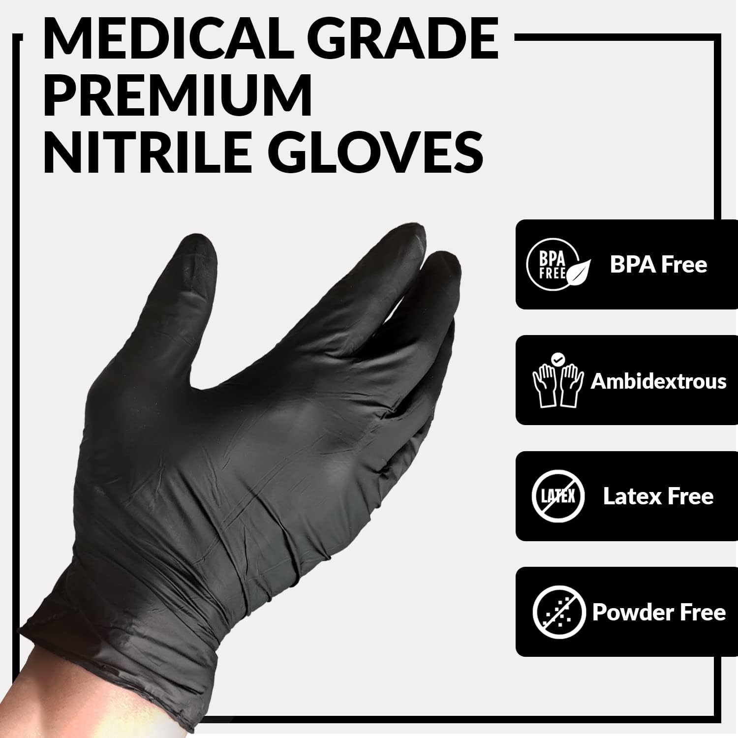 Nitrile Exam Gloves - Medical  - Exam Glove Nitrile reseña y precio