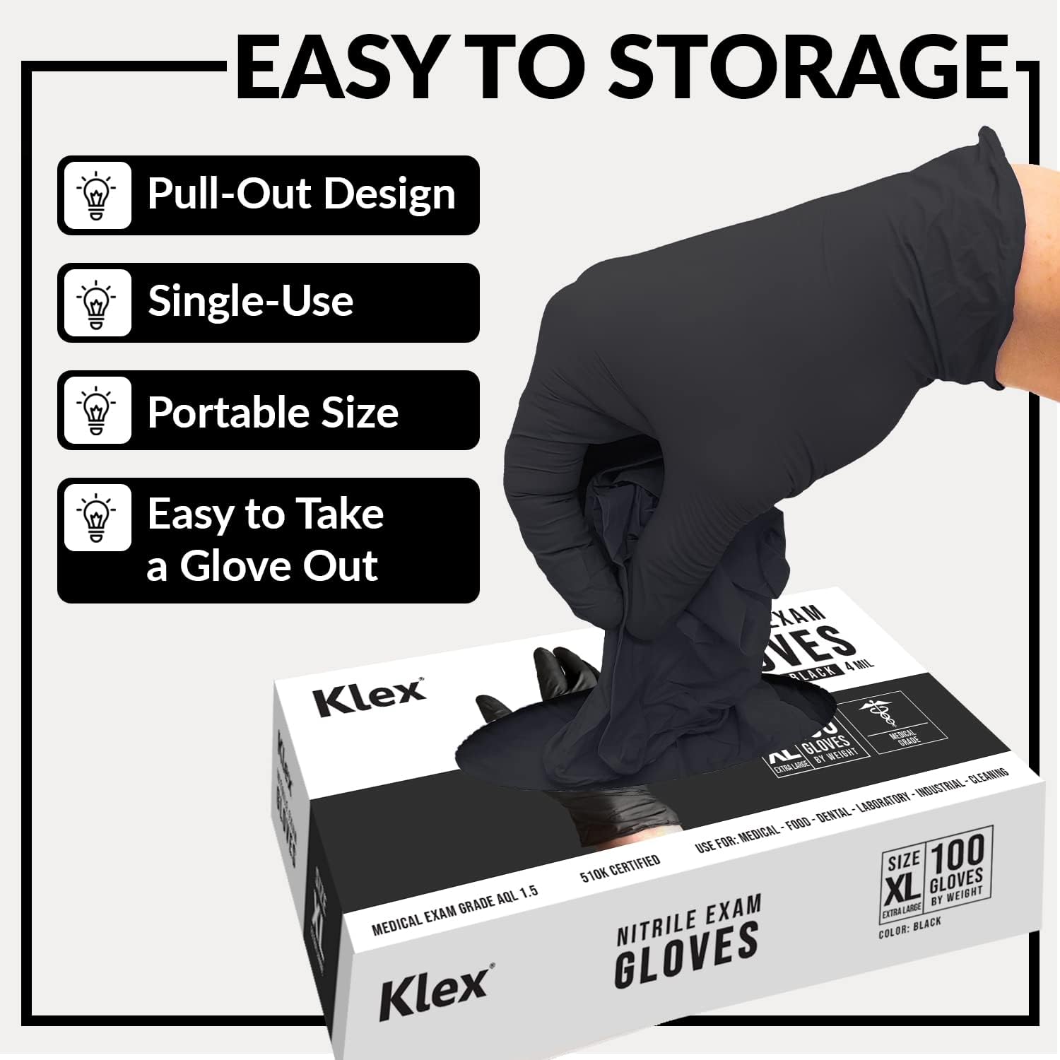 Nitrile Exam Gloves - Medical  - Exam Glove Nitrile reseña y precio