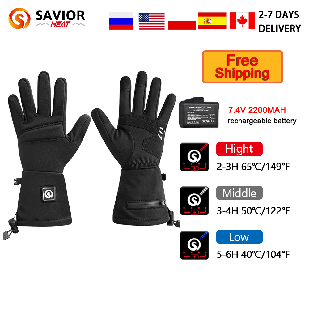 Snow Deer S18 Winter Heated Gl - Motorcycle Glove Knuckle reseña y precio
