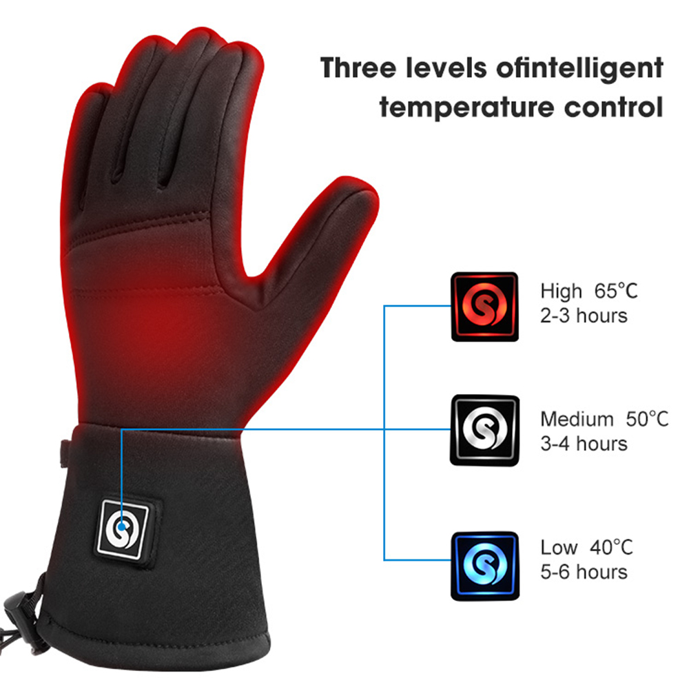 Snow Deer S18 Winter Heated Gl - Motorcycle Glove Knuckle reseña y precio