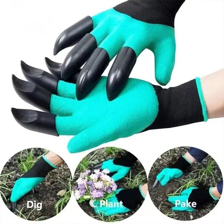 1Pair Gardening Gloves with Cl - Gardening Glove Waterproof reseña y precio
