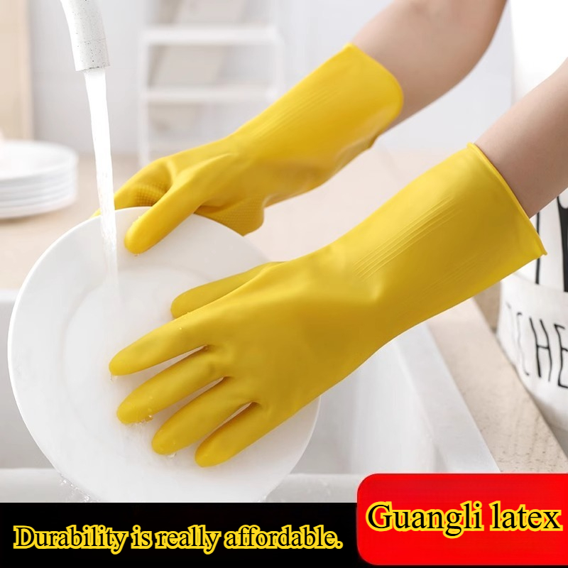 3 Pairs of Household Gloves Ho - Dish Glove Rubber reseña y precio
