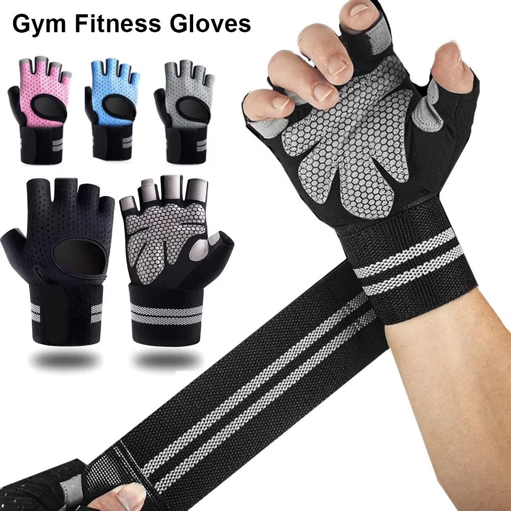 1Pair with Wrist Wrap Support  - Workout Glove Gym reseña y precio