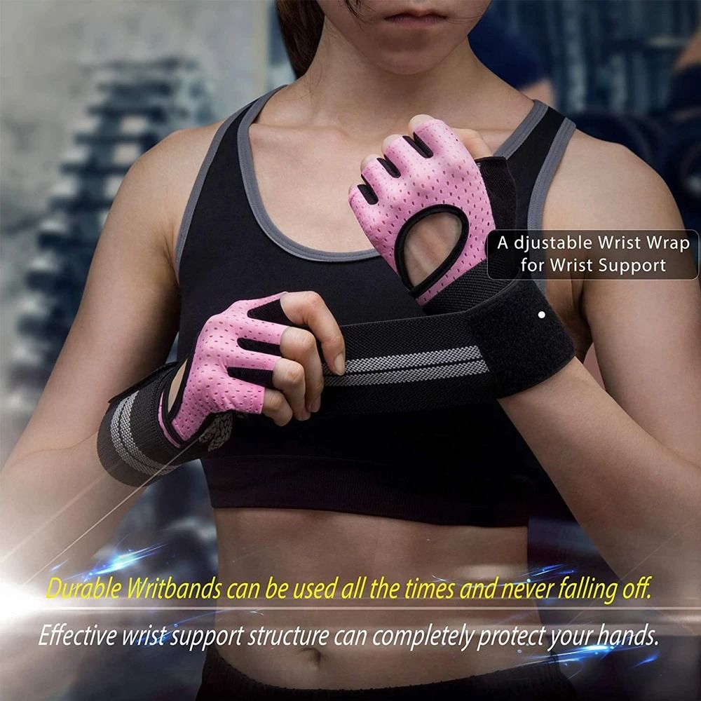 1Pair with Wrist Wrap Support  - Workout Glove Gym reseña y precio