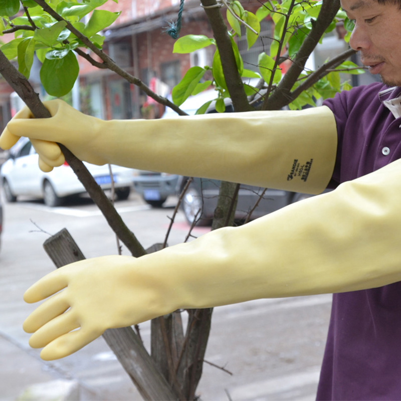 Long Rubber Thick Latex Cleani - Dish Glove Rubber reseña y precio
