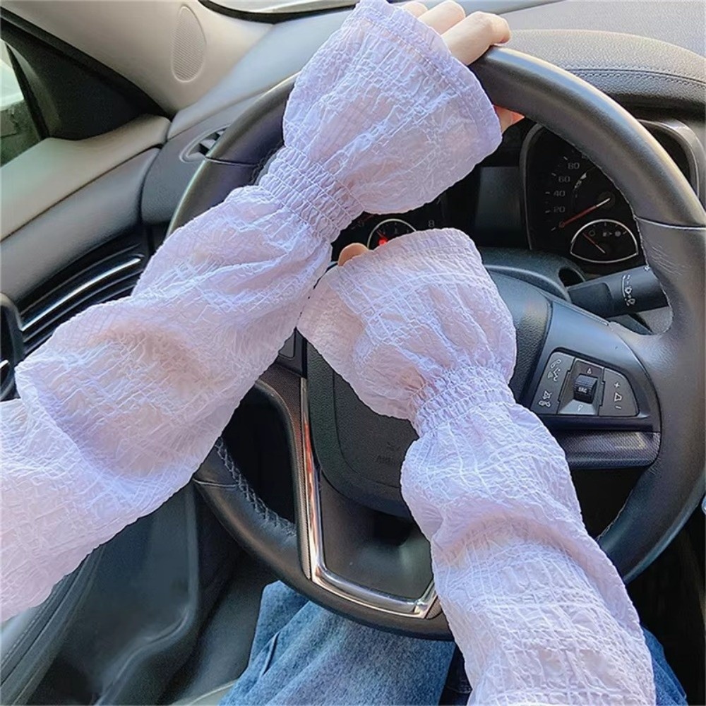 Summer Outdoor Lace Mesh Sun P - Fingerless Glove Knit reseña y precio