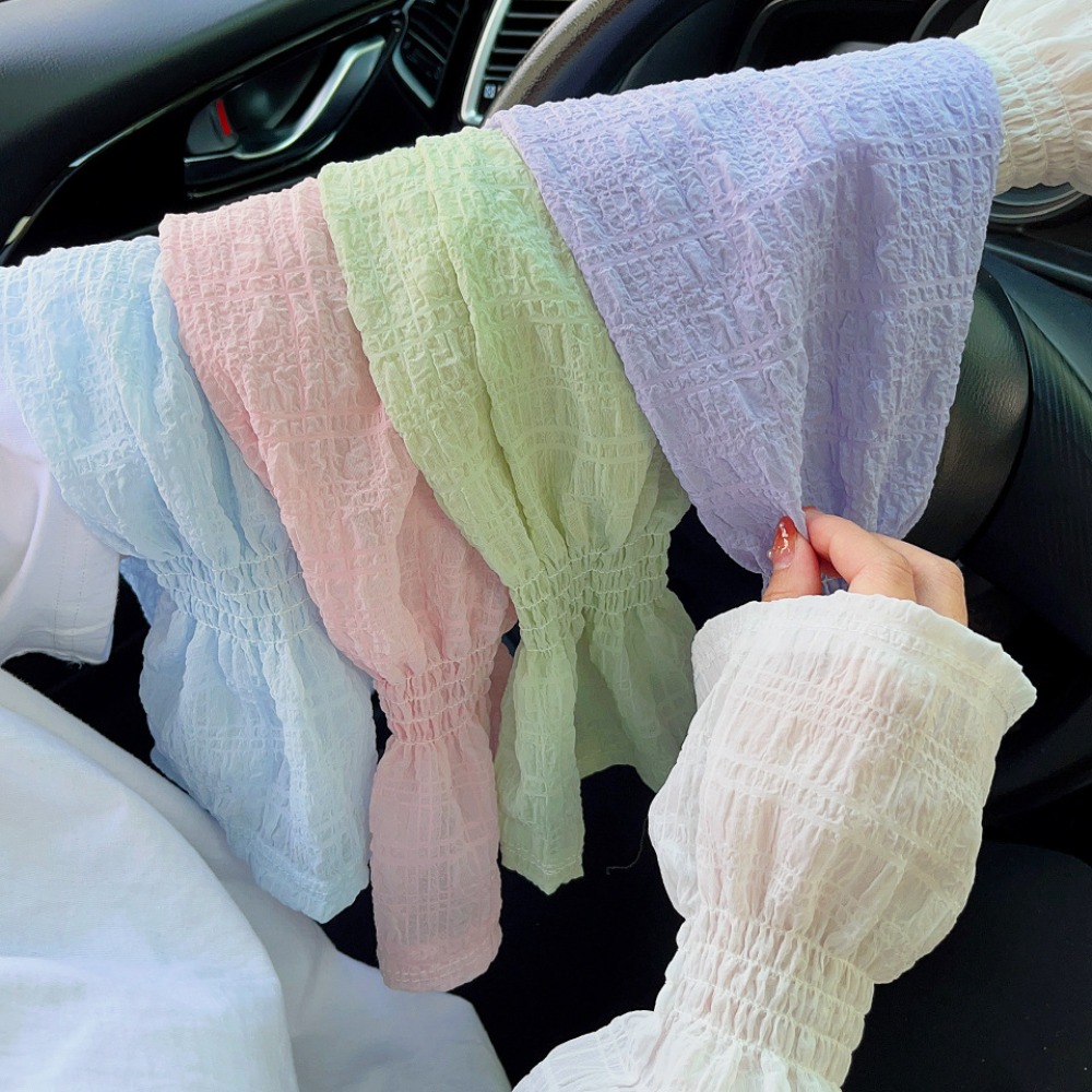 Summer Outdoor Lace Mesh Sun P - Fingerless Glove Knit reseña y precio