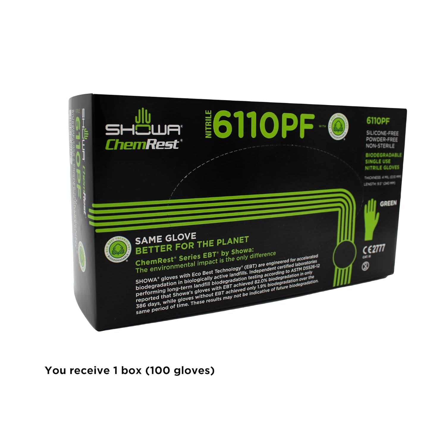 Eco-Friendly Nitrile Disposabl - Latex Disposable Glove reseña y precio