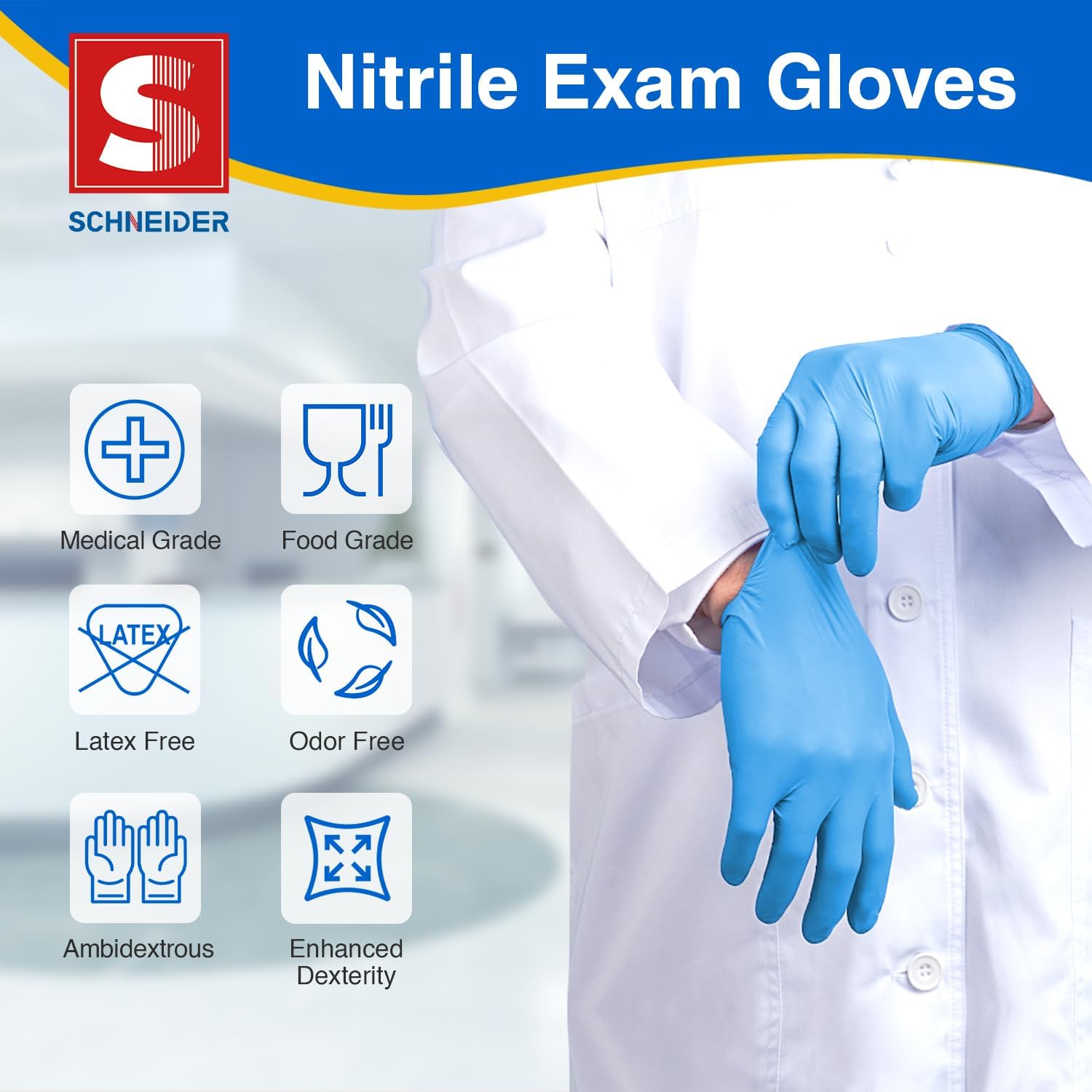 Nitrile Exam Gloves, Medical G - Exam Glove Nitrile reseña y precio