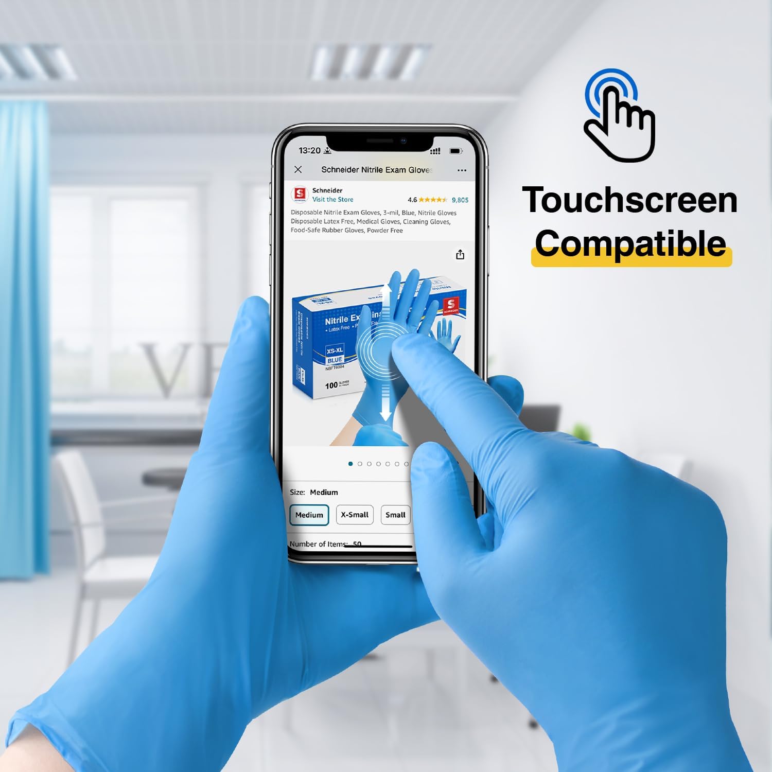 Nitrile Exam Gloves, Medical G - Exam Glove Nitrile reseña y precio