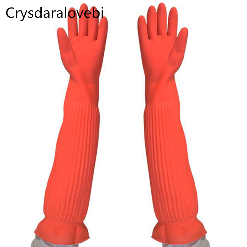45/55cm Waterproof Household G - Rubber Glove Cleaning reseña y precio