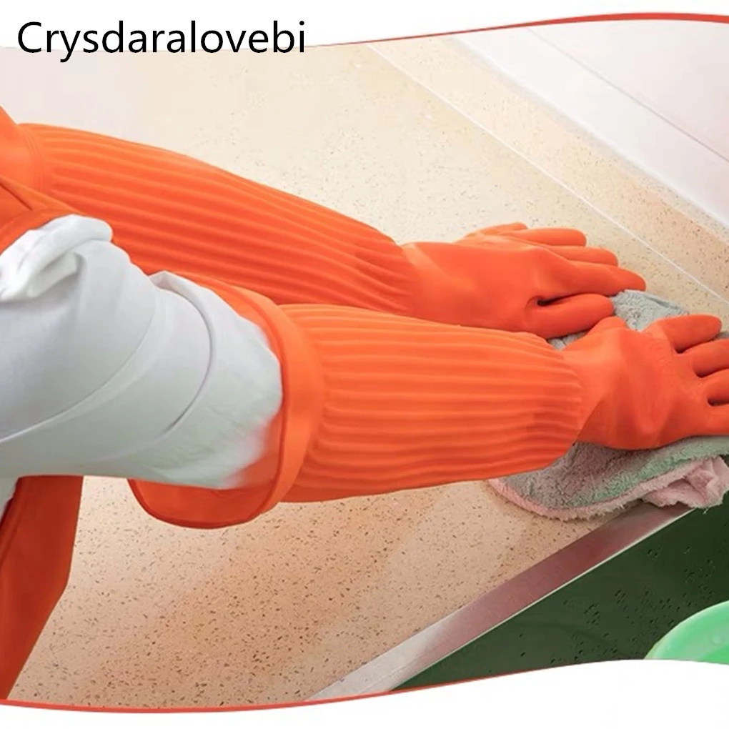 45/55cm Waterproof Household G - Rubber Glove Cleaning reseña y precio