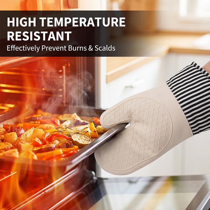 Anti-scald Silicone Gloves Hea - Oven Mitt Silicone reseña y precio