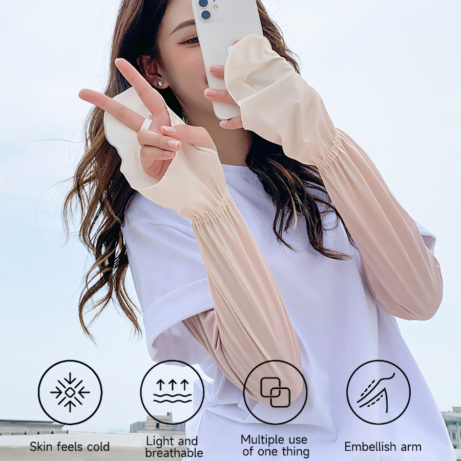 Driving Fingerless Sun Sleeves - Fingerless Glove Knit reseña y precio