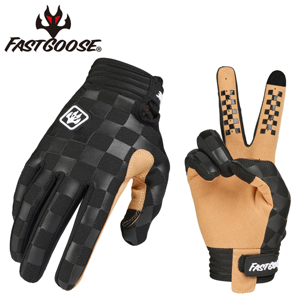FASTGOOSE Retro Rider Motocros - Cycling Glove Padded reseña y precio