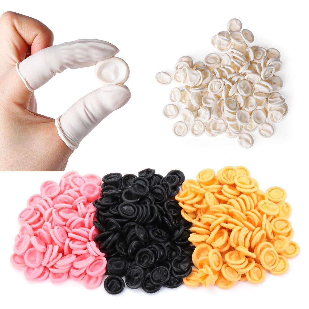 100PCS Disposable Finger Cover - Latex Disposable Glove reseña y precio