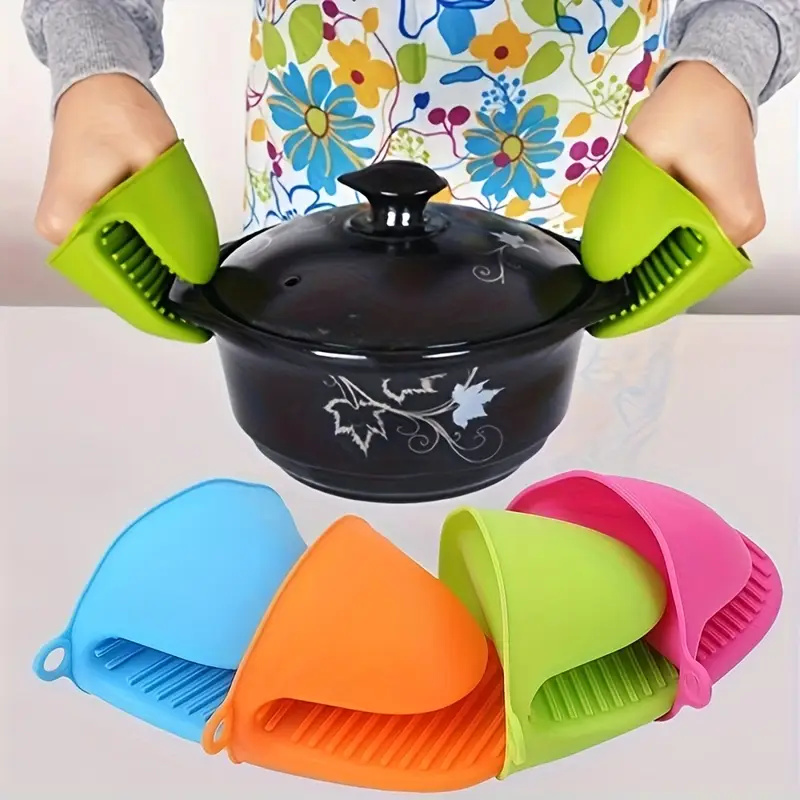 2Pcs Silicone Pot Holder Glove - Oven Mitt Silicone reseña y precio
