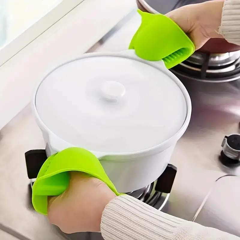 2Pcs Silicone Pot Holder Glove - Oven Mitt Silicone reseña y precio