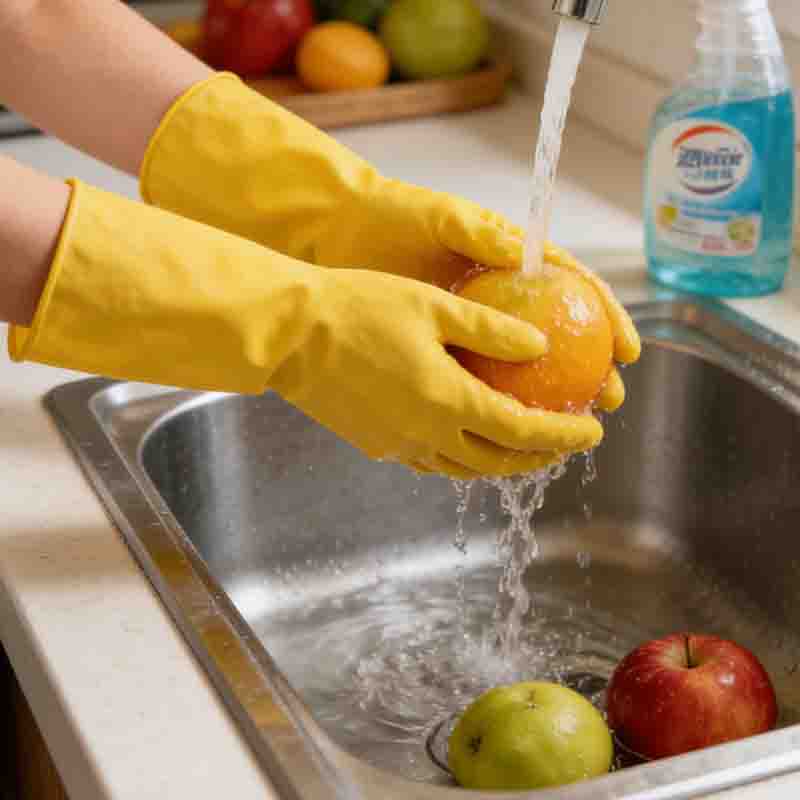 1-10PCS Portable Thickened Rub - Dish Glove Rubber reseña y precio