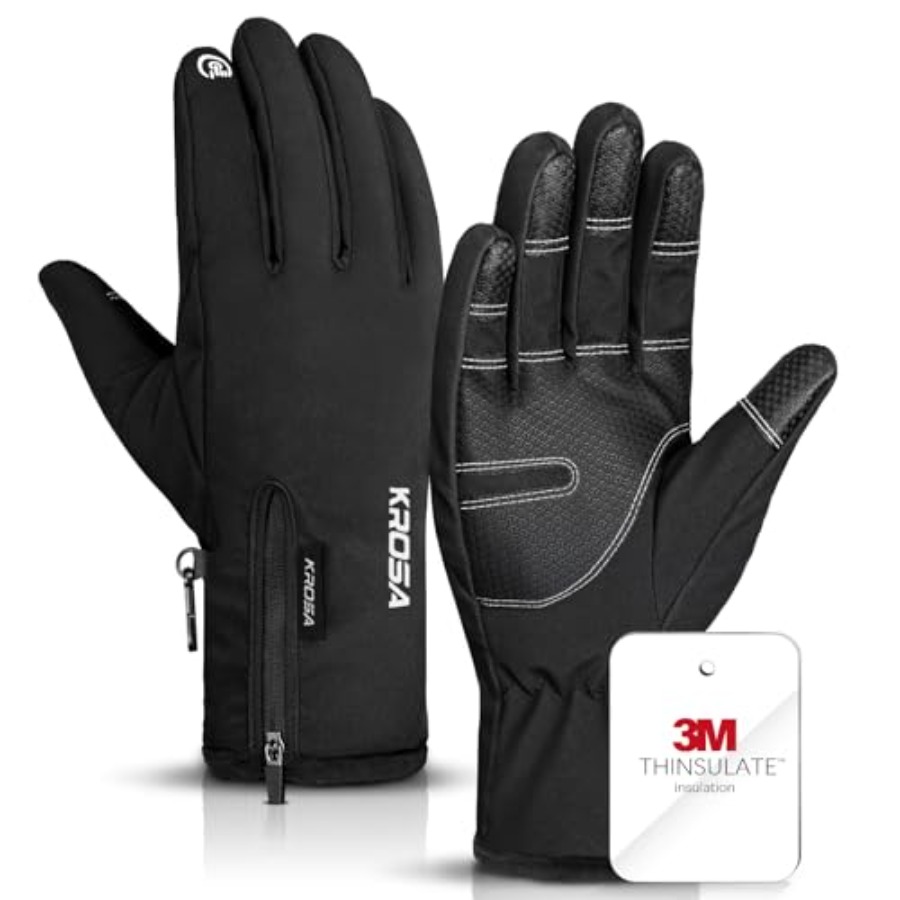 krosa Winter Gloves For Men Wo - Ski Glove Waterproof reseña y precio