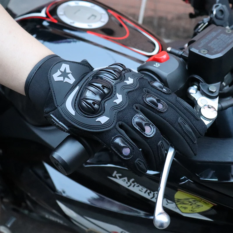Touch Full-Finger Motorcycle R - Motorcycle Glove Knuckle reseña y precio