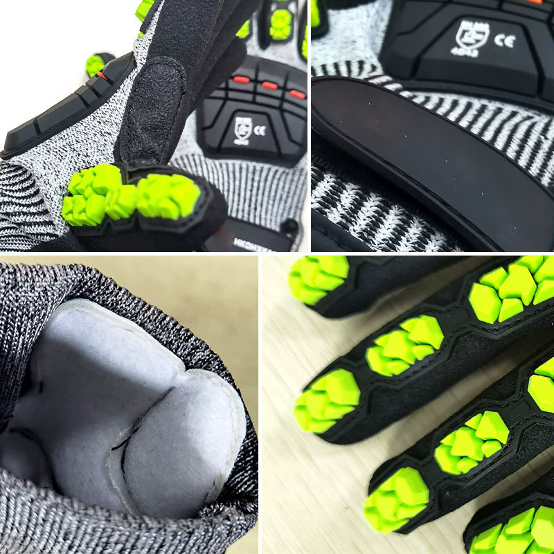 HPPE anti-cutting gloves, TPR  - Cut Resistant Glove reseña y precio