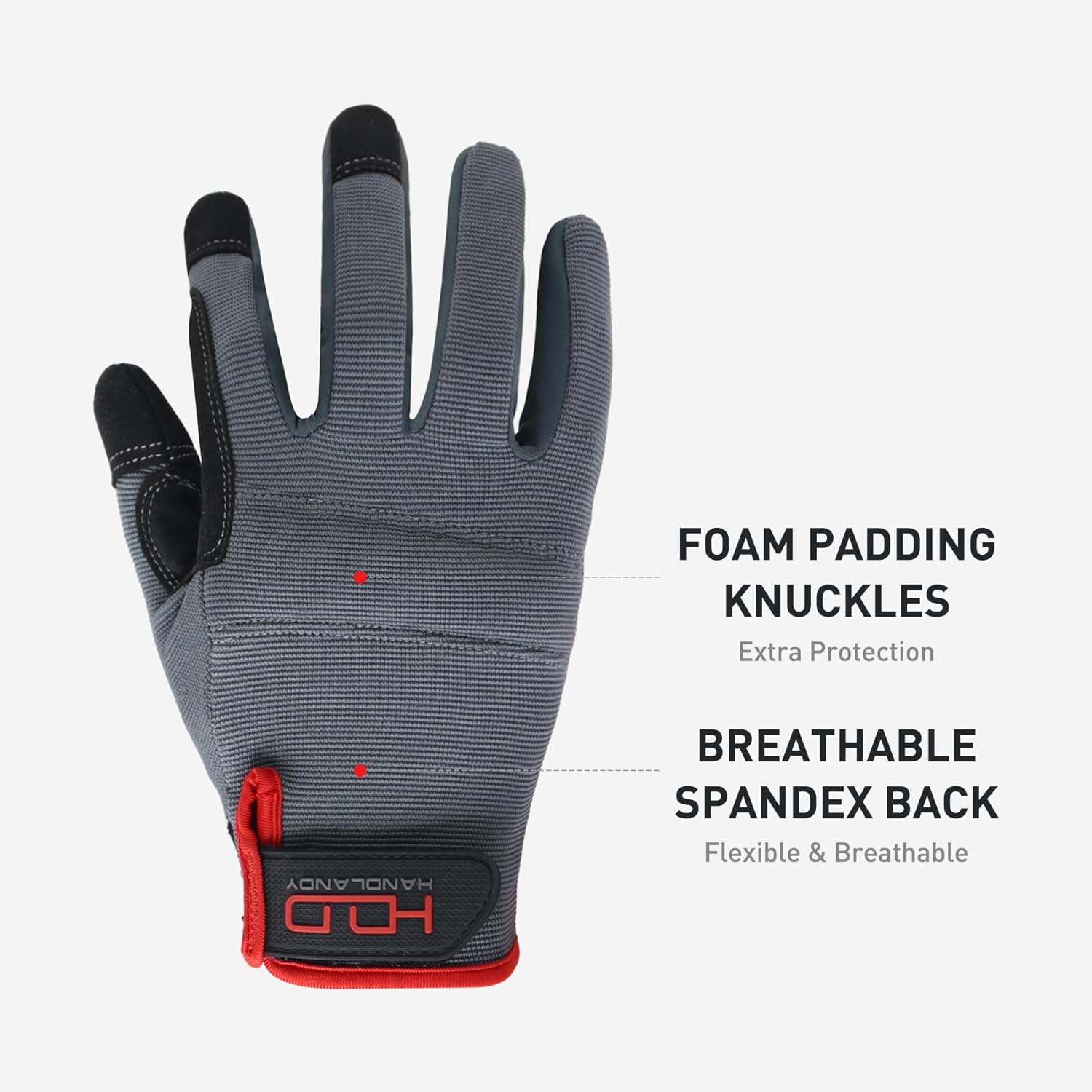 Anti-Vibration Gloves Work for - Work Glove Impact reseña y precio