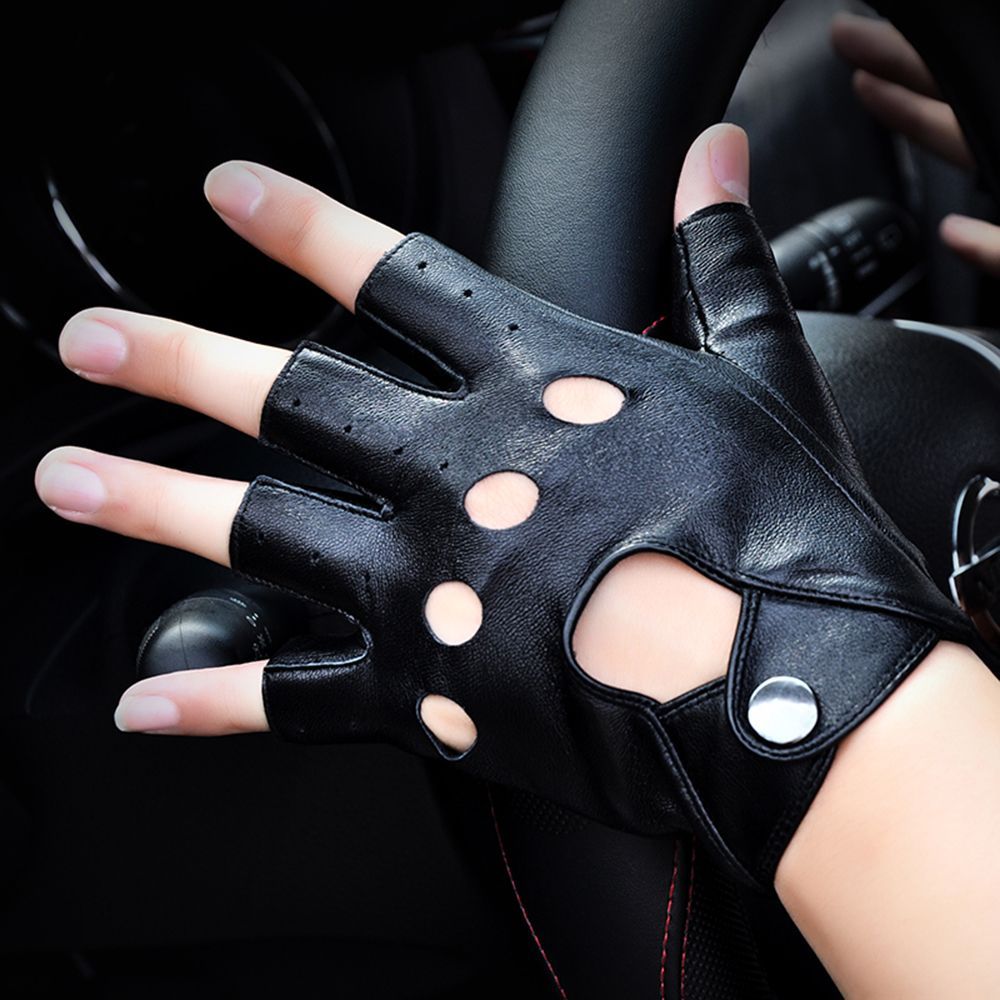Fashion Fingerless Gloves Hot  - Leather Driving Glove reseña y precio