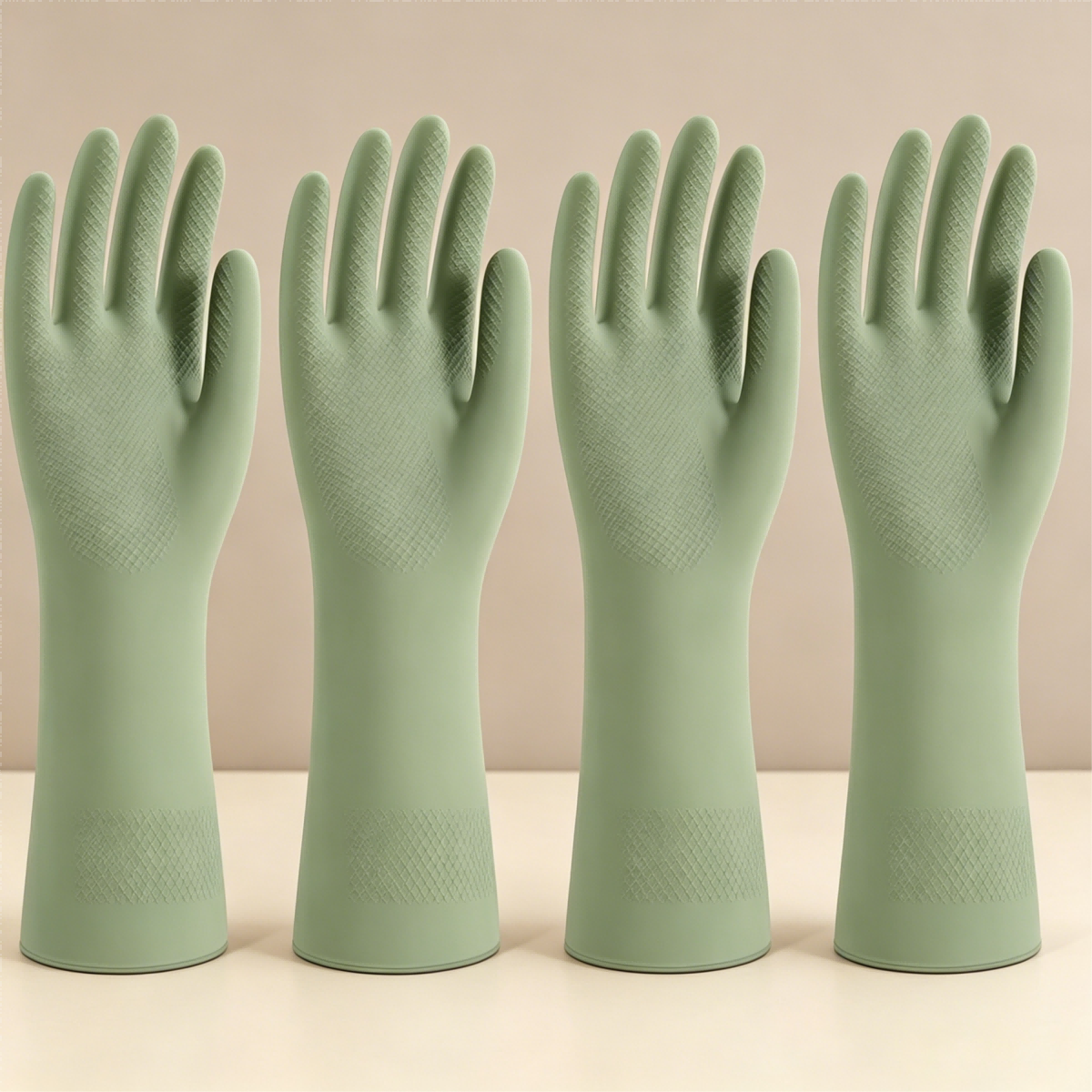 4 Pairs Reusable Rubber Dishwa - Dish Glove Rubber reseña y precio
