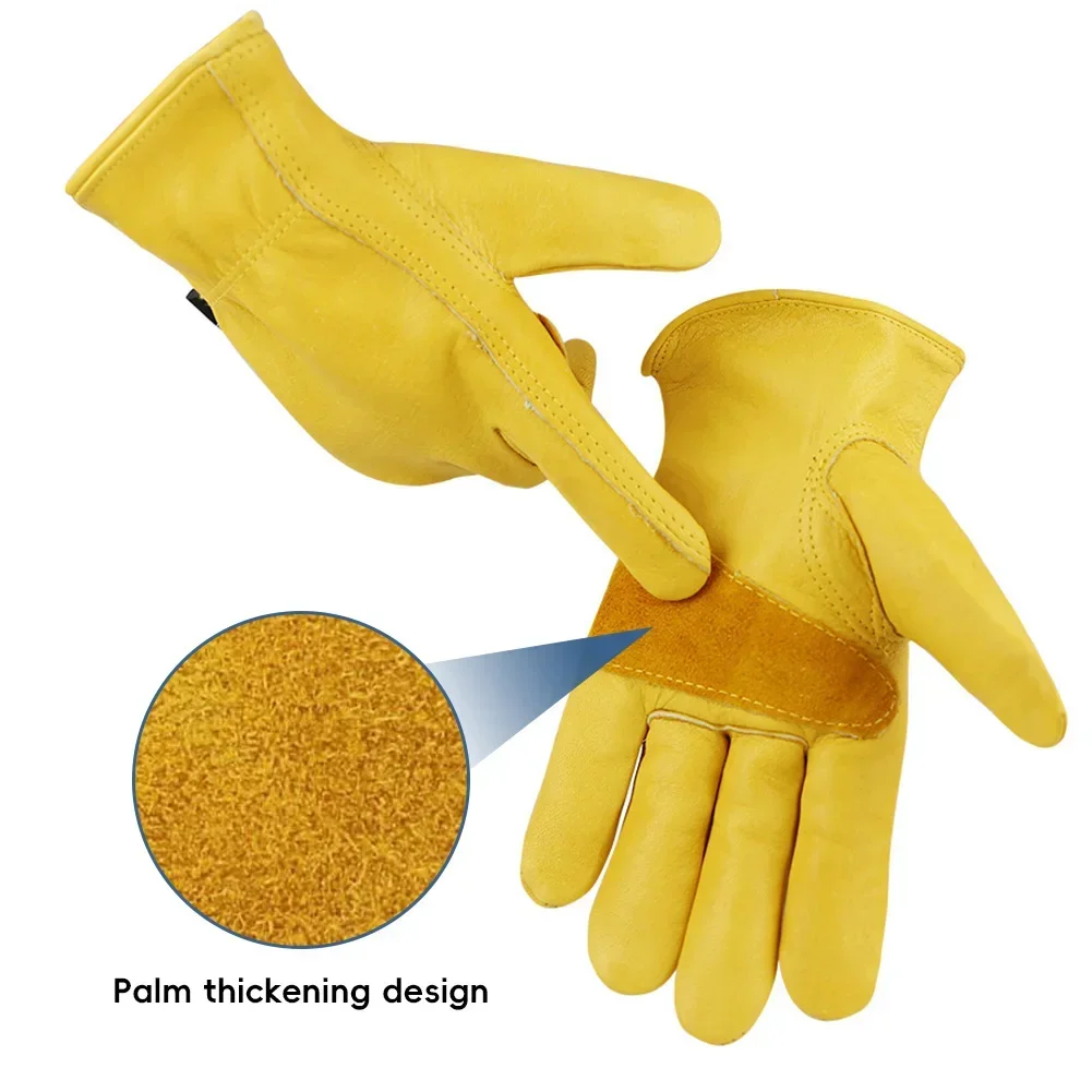 Leather Work Safe Gloves for G - Leather Driving Glove reseña y precio
