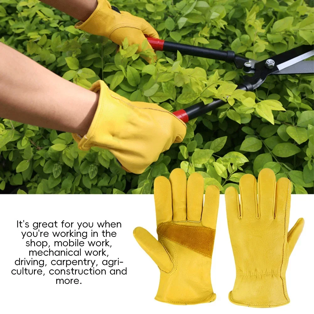 Leather Work Safe Gloves for G - Leather Driving Glove reseña y precio